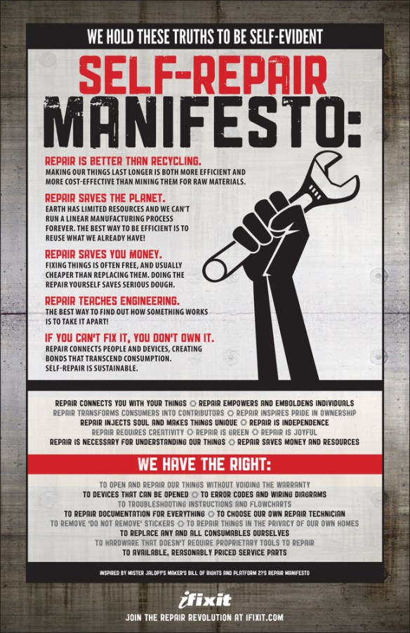 The Self-Repair Manifesto
