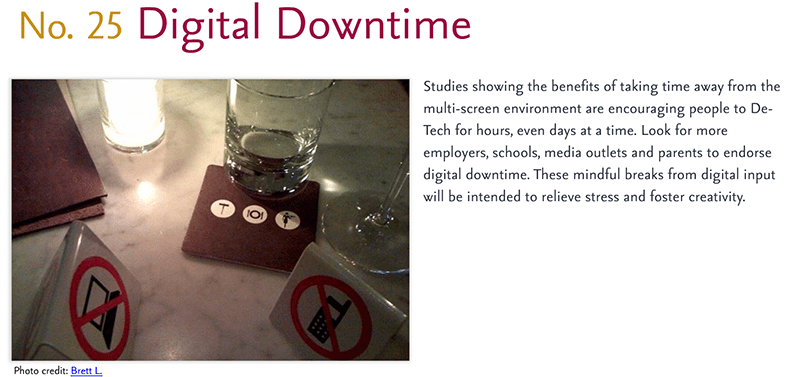Predictions for 2011 - 25: Digital Downtime