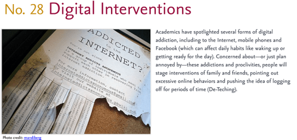 Predictions for 2011 - 28: Digital Interventions