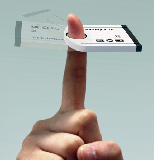 Extend battery life with finger power