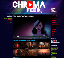 chromafeed.tv screenshot