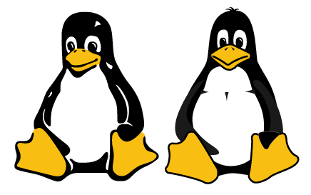 Two variations of Tux