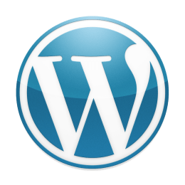 Classic blue WordPress logo