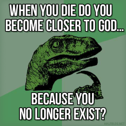 Philosoraptor on God