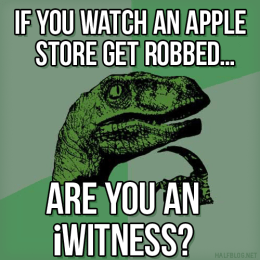 Philosoraptor on iCrime