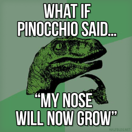 Philosoraptor on the Pinocchio Paradox