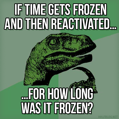 Philosoraptor on time