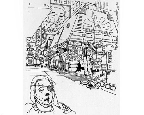 コレクション BLADE RUNNER SKETCHBOOK Blade Runner Sketchbook: Scroggy, David: 9780943128023: Amazon.com