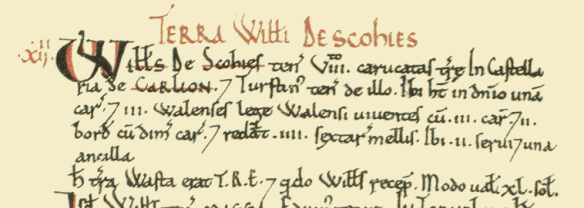 Caerleon in the Domesday Book