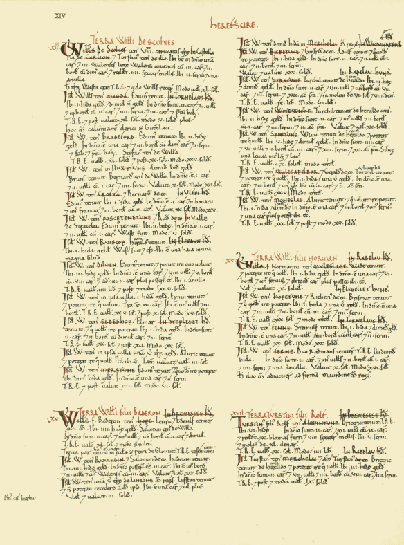Domesday Book, page 14