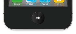 iPhone LCD home button: Arrow