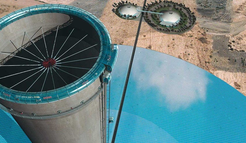 Solar Updraft Tower — artist's impression
