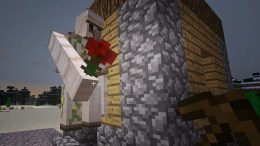 Iron Golem offering me a rose