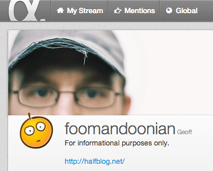 @foomandoonian on App.net