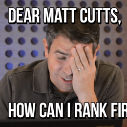 Dear Matt Cutts