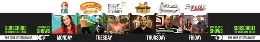 Geek & Sundry YouTube banner