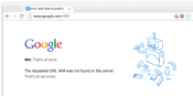 Google's 404 page
